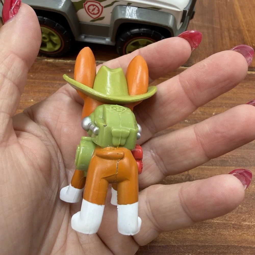 Paw Patrol Tracker Vehicle Jungle Cruiser Rescue Jeep w/Figure